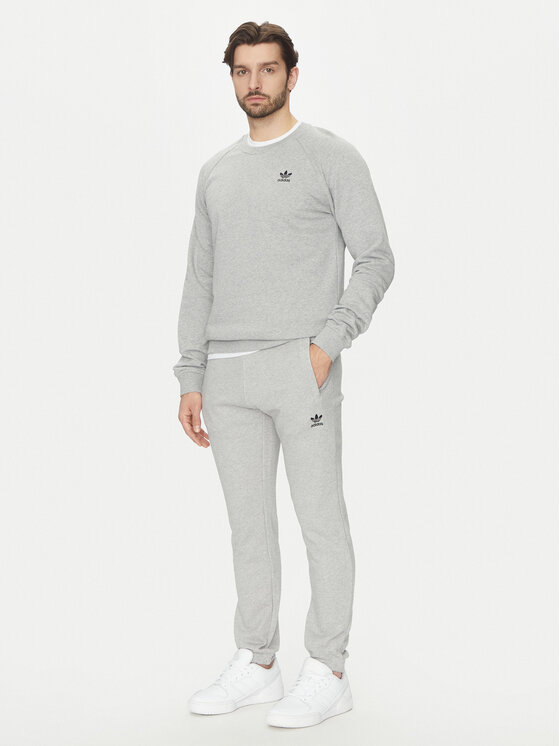 adidas adidas Pantaloni trening Trefoil Essentials JD2424 Gri Slim Fit