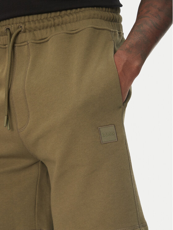 BOSS BOSS Спортивні шорти Sewalk 50511726 Зелений Regular Fit