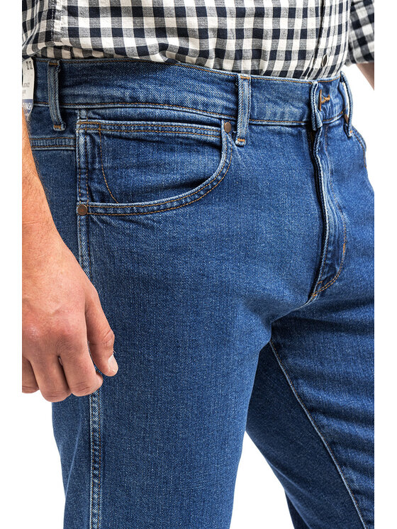 Wrangler Wrangler Jeansy LARSTON Niebieski Slim Fit