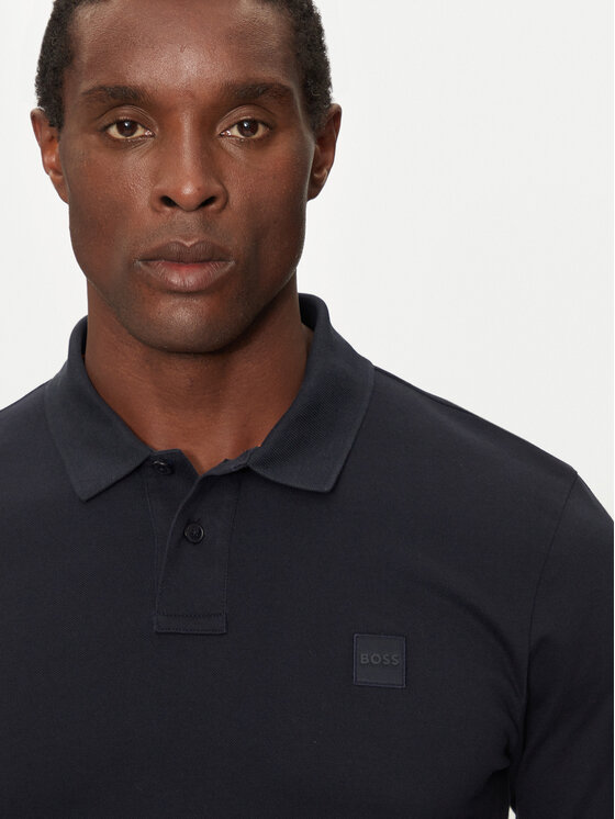 BOSS Boss Polo Passerby 50507704 Granatowy Slim Fit