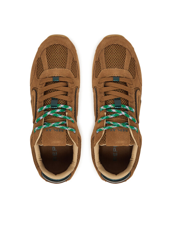 REPLAY REPLAY Sneakersy GWSM9 .000.C0002L Brązowy