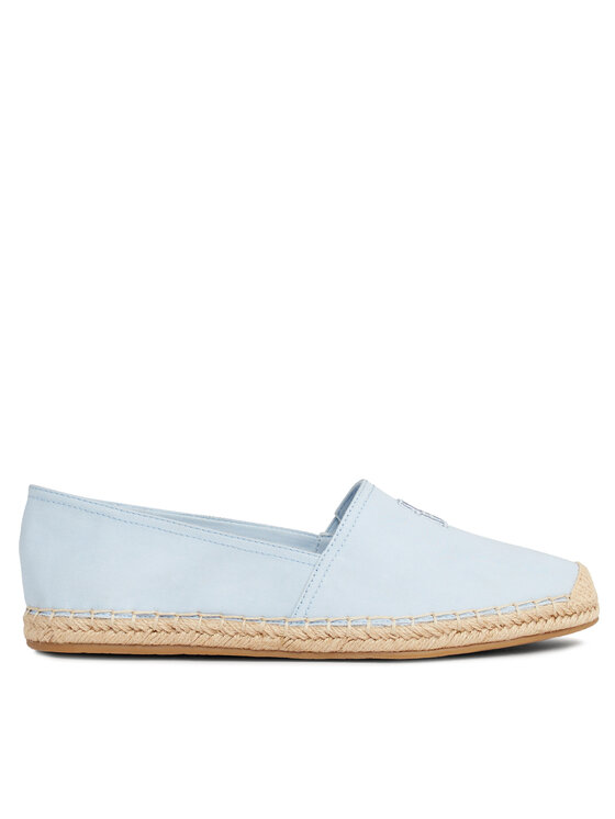 Tommy Hilfiger Espadrillas Embroidered Flat Espadrille FW0FW07721 Celeste, taglia : 37