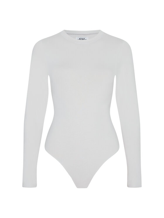 Style Republic Style Republic Body Longsleeve Szary jasny Curvy Fit