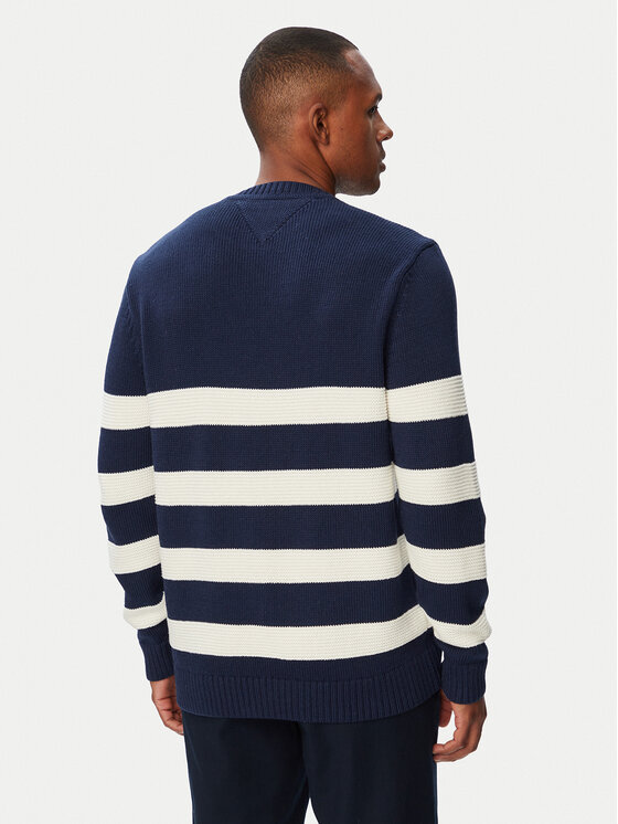 Tommy Hilfiger Tommy Hilfiger Džemper Breton MW0MW43502 Tamnoplava Regular Fit