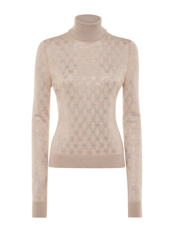 PHILIPP PLEIN PHILIPP PLEIN Top 20029 Beige Feminine Fit