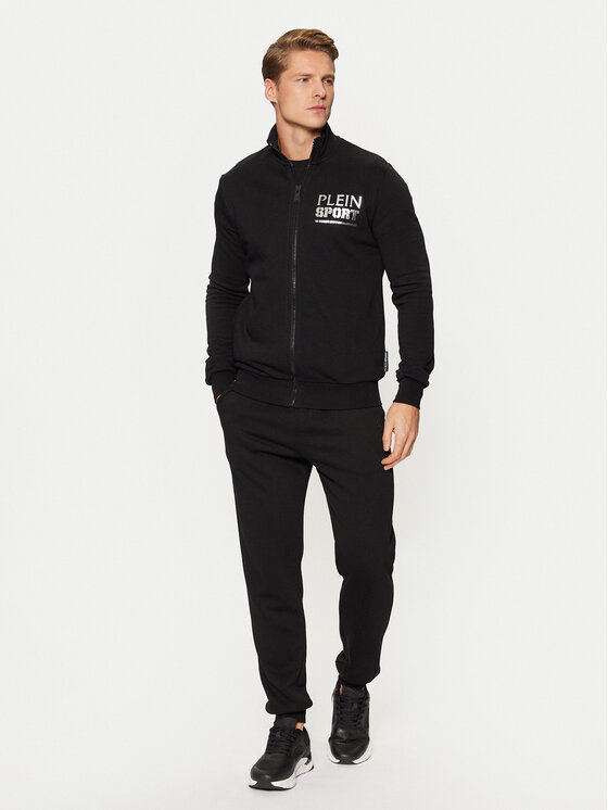 Plein Sport Plein Sport Felpa AADC MJB3543 STE003N Nero Regular Fit