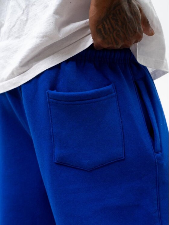 Jigga Wear Jigga Wear Spodnie dresowe Szerokie luźne dresy sznurek na gumce 129789 Niebieski Baggy Fit