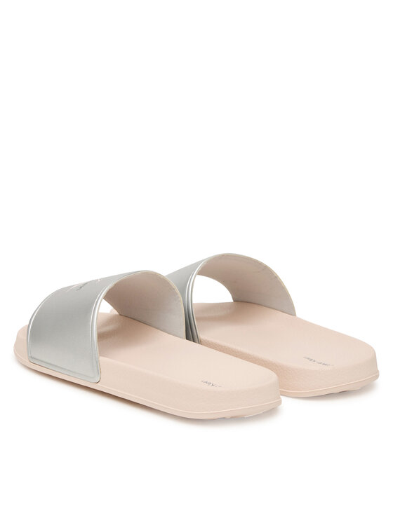Calvin Klein Calvin Klein Klapki V3A0-83268-1367 Srebrny