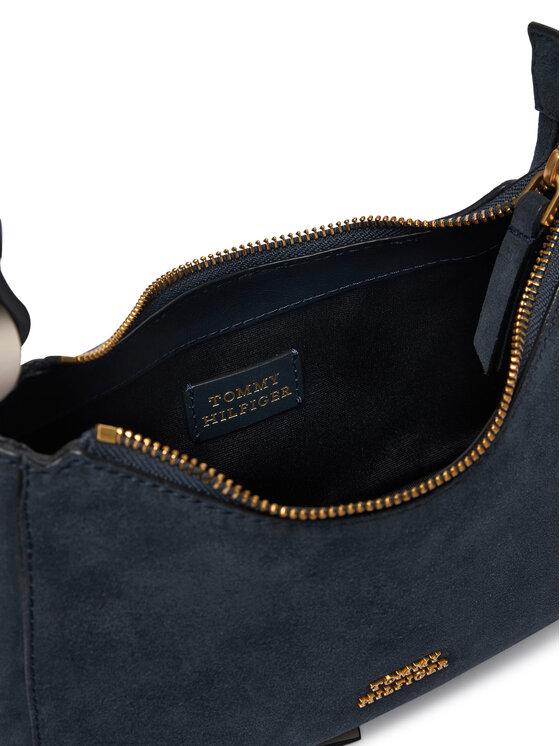 Tommy Hilfiger Tommy Hilfiger Geantă Th Statement Mini Should Bag Sue AW0AW18823 Bleumarin