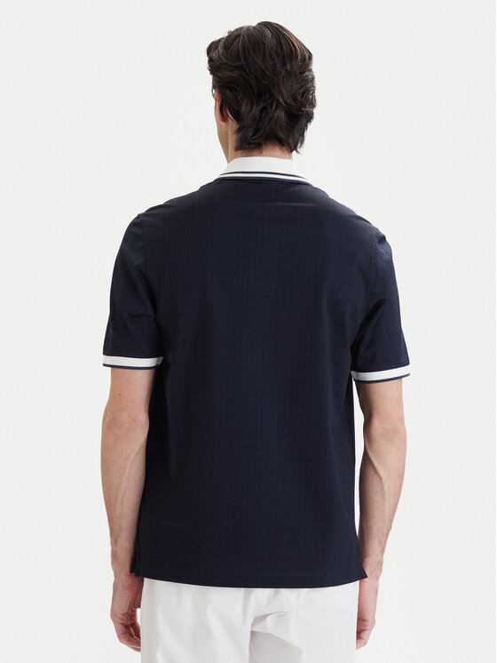 Bugatti Bugatti Polo särk 8150-75112C Tumesinine Regular Fit