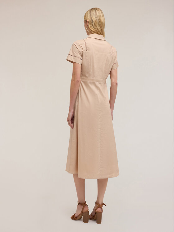 Motivi Motivi Vestito da giorno 7185Q003279N002 Crema Regular Fit