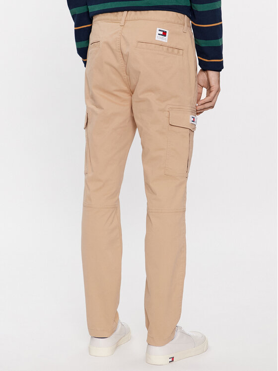 Tommy Jeans Tommy Jeans Штани з тканини Austin DM0DM18341 Бежевий Slim Fit
