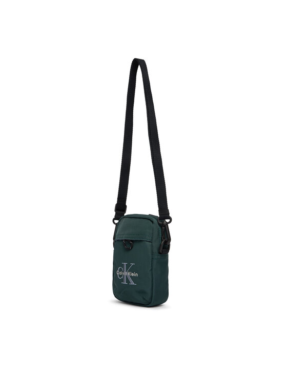 Calvin Klein Calvin Klein Válltáska Bold Logo Nylon Slim Reporter LV04D3231G Zöld