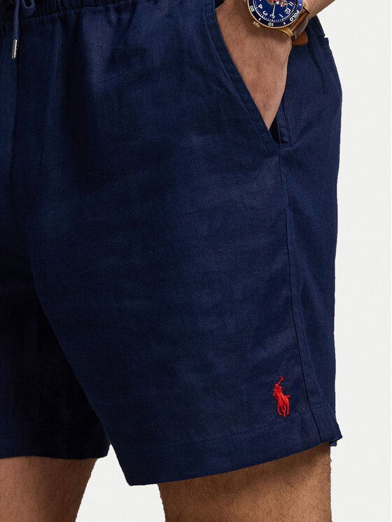 Polo Ralph Lauren Polo Ralph Lauren Шорти от плат 710958586003 Тъмносин Classic Fit