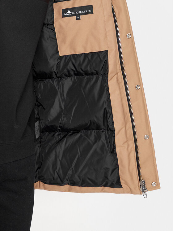 Moose Knuckles Moose Knuckles Pūkinė striukė Original Stirling M32MP261S Ruda Regular Fit