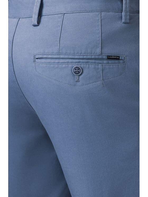 Lancerto Lancerto Chinosy Mikkeli SP082125000006 Niebieski Slim Fit