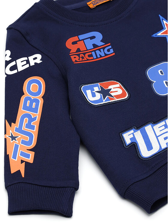 Original Marines Original Marines Pulóver DDP0251NM Sötétkék Regular Fit