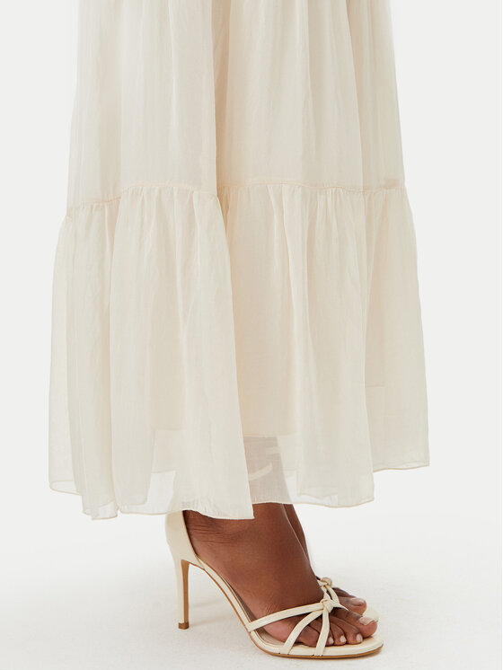 Haveone Haveone Poletna obleka AFF-N005 Écru Loose Fit