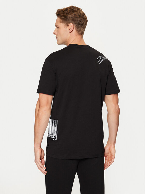 Plein Sport Plein Sport T-shirt AADC MTK7911 STE003N Nero Regular Fit