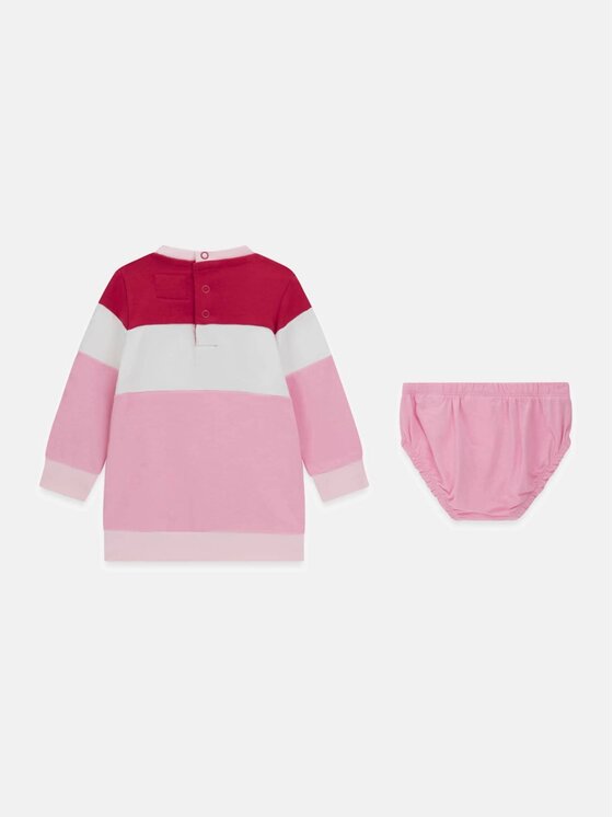 Guess Kids Guess Kids Sukienka codzienna 183706 Różowy Classic Fit