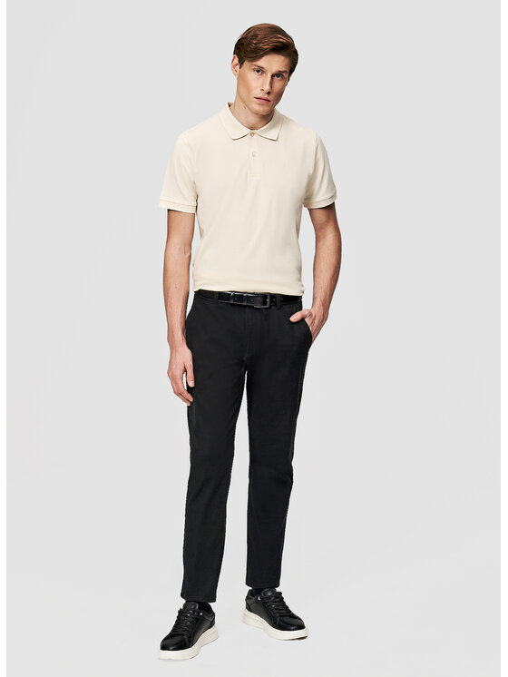 Pako Lorente Pako Lorente Polo P26SF-TX-002 Écru Classic Fit