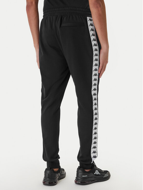 Kappa Kappa Teplákové nohavice Banda Alanz 3 321Y8FW Čierna Comfort Fit