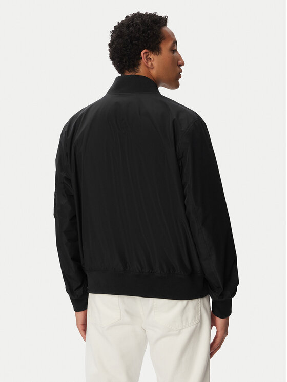 Tommy Hilfiger Tommy Hilfiger Bomber Packable Bomber MW0MW43462 Crna Regular Fit