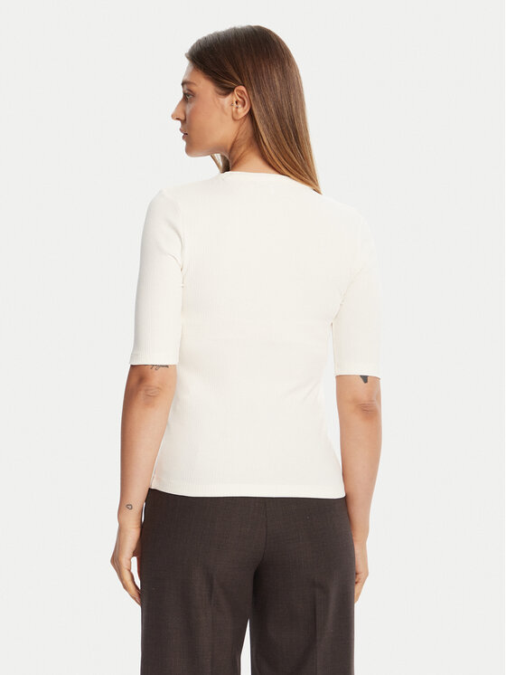 Tommy Hilfiger Tommy Hilfiger Halenka WW0WW47308 Écru Slim Fit