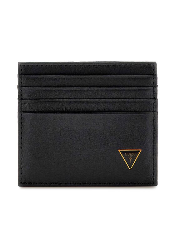 Portafoglio Uomo GUESS In Pelle SM2420 LEA25 - Nero, Piccole Dimensioni (10x7.5 Cm)