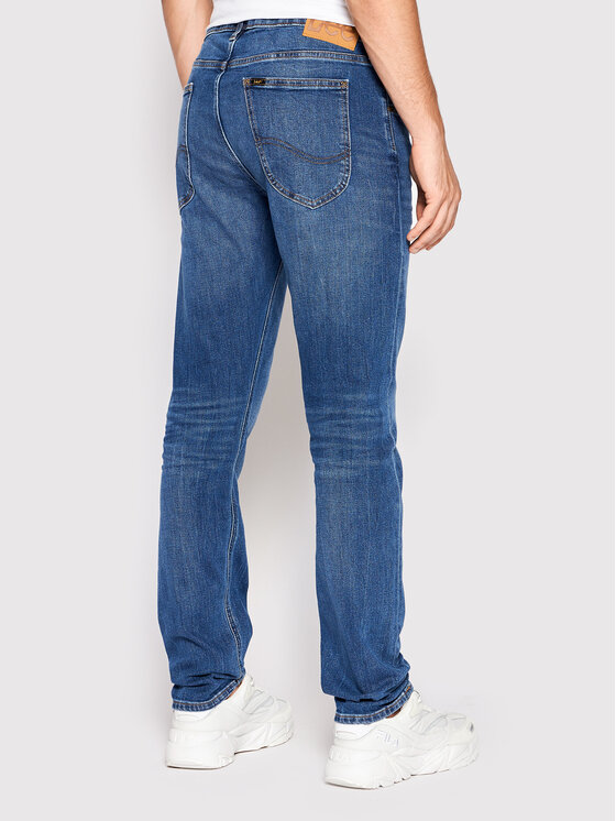 Lee Lee Jeans hlače Luke L719AKIG 112318933 Modra Slim Tapered Fit