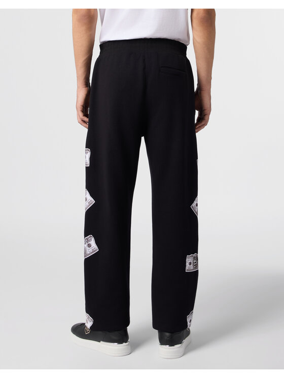 PHILIPP PLEIN PHILIPP PLEIN Spodnie dresowe 31092 Czarny Jogger Fit