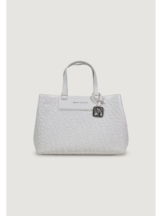 Armani Exchange Armani Exchange Borsetta SHOPPING BAG Bianco