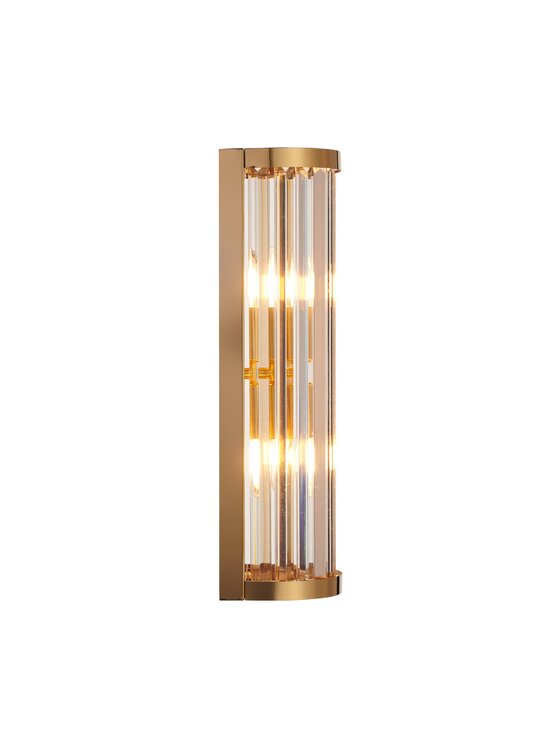 MIAhome MIAhome Kinkiet Lampa ścienna EXELLENT kryształowa złota 45 cm Złoty
