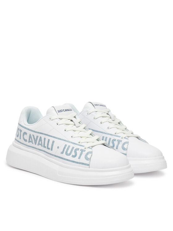 Just Cavalli Just Cavalli Sneakersy 78QA3SBC ZPA95 Bílá