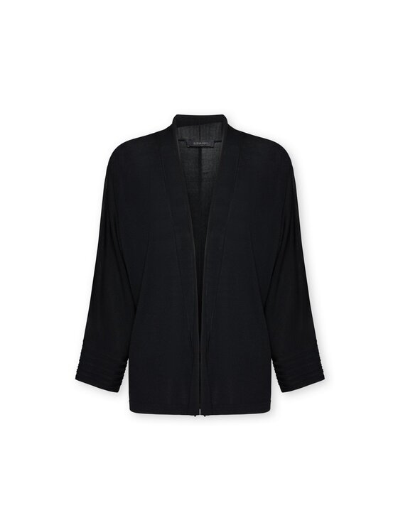 Elena Mirò Elena Mirò Kardigan M555E001941N033 Czarny Boxy Fit