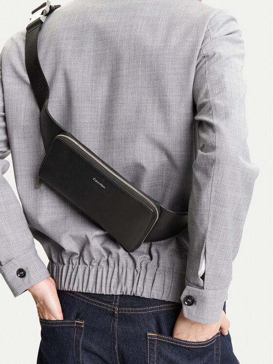 Calvin Klein Calvin Klein Ledvinka Ck Sleek Waistbag K50K512785 Černá