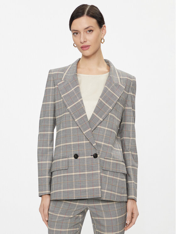 Marella Marella Sakko Illipe 2330461436200 Grau Regular Fit