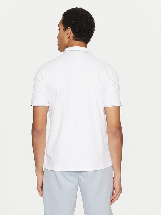 Calvin Klein Calvin Klein Polo K10K114130 Biały Regular Fit