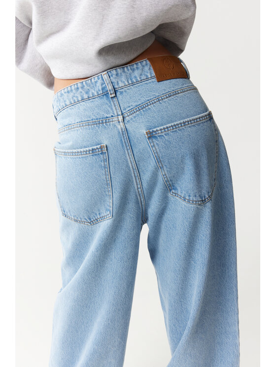 Magda Matyja Magda Matyja Jeansy MADISON JEANS Niebieski Loose Fit