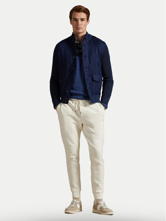 Polo Ralph Lauren Polo Ralph Lauren Pantaloni trening 710881518058 Écru Regular Fit