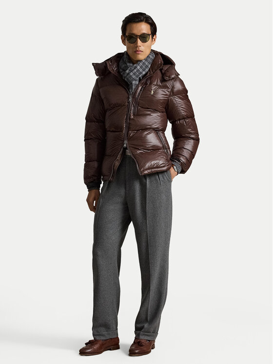 Polo Ralph Lauren Polo Ralph Lauren Пухено яке 710968281500 Тъмнокафяв Regular Fit