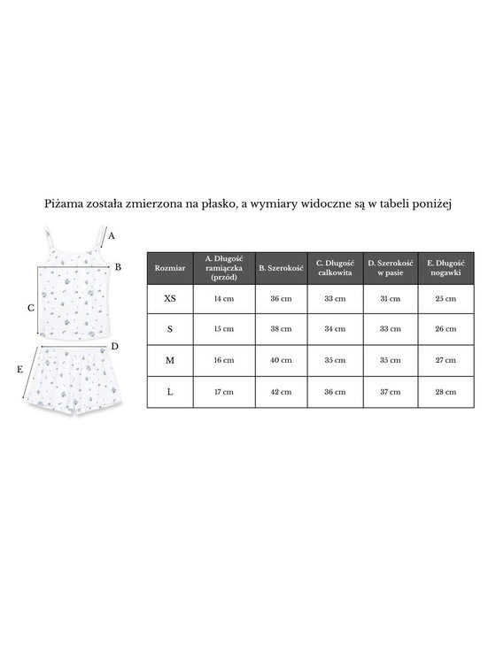 White pocket White pocket Piżama na ramiączkach Biały Regular Fit