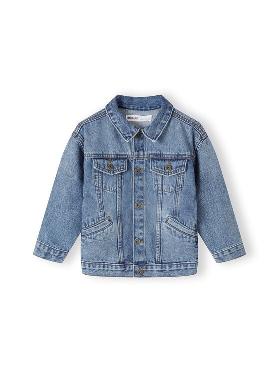 MINOTI MINOTI Kurtka jeansowa 23jacket41 Niebieski Regular Fit