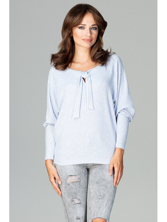 Lenitif Lenitif Blusa K468 Blu Regular Fit