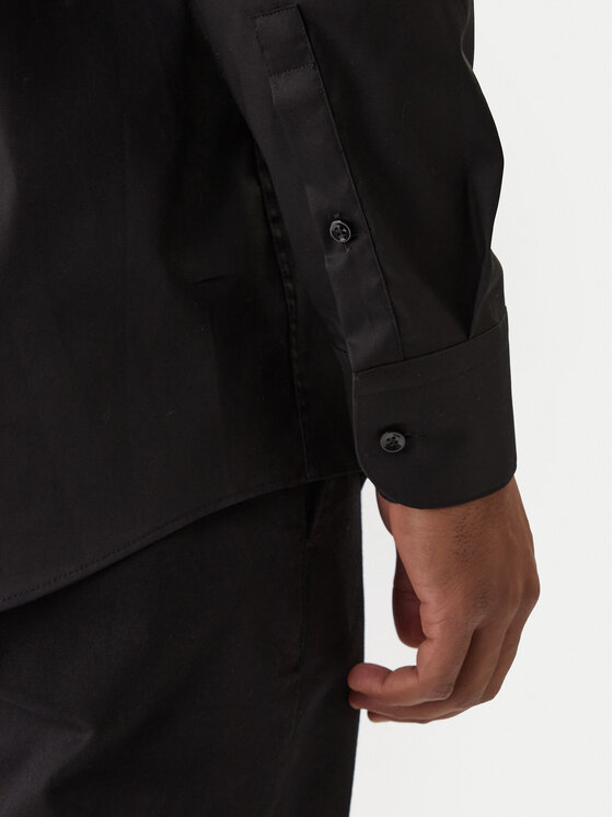 BOSS BOSS Srajca H-Hank 50550653 Črna Slim Fit