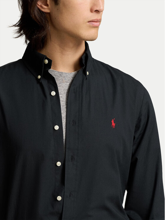 Polo Ralph Lauren Polo Ralph Lauren Πουκάμισο 710928255006 Μαύρο Custom Fit