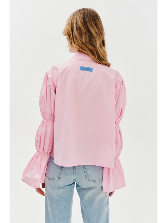 NAOKO NAOKO Koszula Cotton Candy Różowy Regular Fit