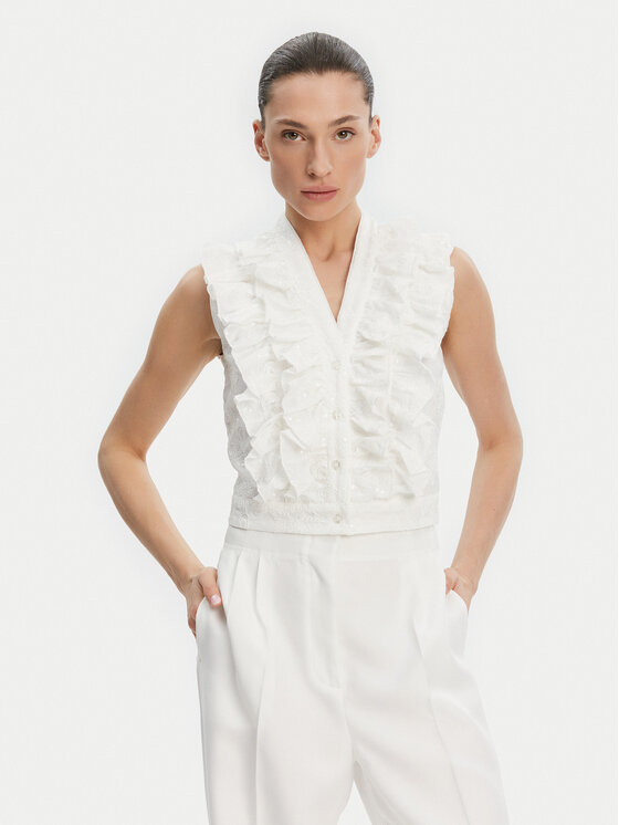Liu Jo Liu Jo Μπλουζάκι WA5403 T4281 Λευκό Regular Fit
