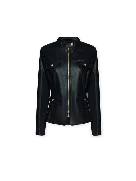 Elena Mirò Elena Mirò Giacca outdoor R304P000070N033 Nero Slim Fit
