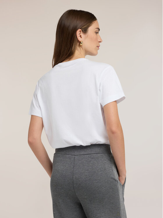 Motivi Motivi T-shirt G085W003925N011 Bianco Boxy Fit